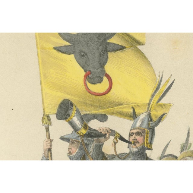 Mid 19th Century Swiss Cantonal Troops Uri, 1855, Paper For Sale - Image 5 of 10