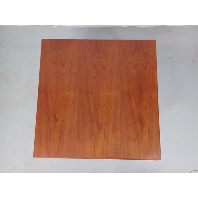 Fully Restored Danish Coffee Table in Teak, 1950s For Sale - Image 6 of 8