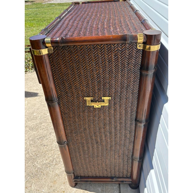 Ralph Lauren Vintage Senegal Campaign Chest of Drawers. For Sale - Image 10 of 12