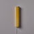 1940s Finnish Yellow Cylindrical Glass & Metal Plug-in Wall Lamp For Sale - Image 10 of 18