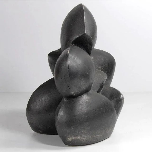 Sculpture Materials Abstract Patinated Plaster Sculpture, 1980s For Sale - Image 7 of 10