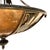 2010s French Renaissance Revival Iron and Mica Pendant For Sale - Image 5 of 13