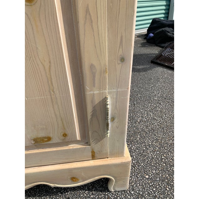 Natural Wood Armoire Chairish