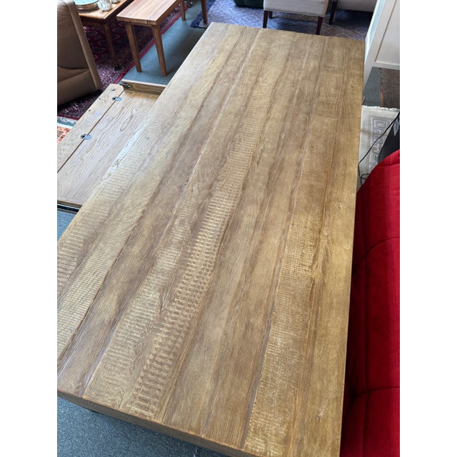 Wood Arhaus Rustic Driftwood Desk For Sale - Image 7 of 12