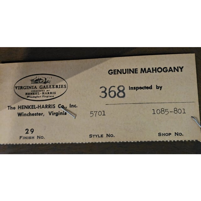 Henkel Harris Inlaid Mahogany Federal Game Table Flip Top Table #29 Finish For Sale - Image 12 of 12
