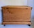 Antique Small Pine Storage Chest on Original Casters For Sale - Image 9 of 11