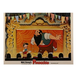 Walt Disney's Pinocchio Lobby Card, USA, 1940 For Sale