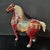Add a bold, majestic focal point to your space with this impressive vintage Shiwan Kiln glazed ceramic horse statue....