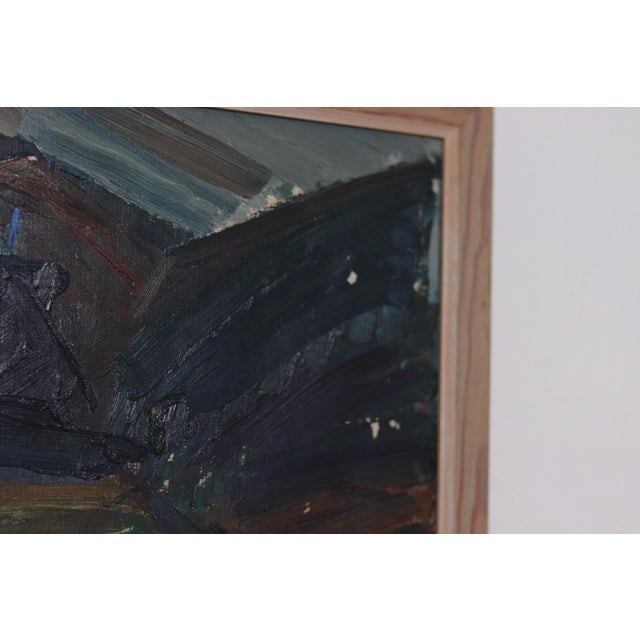 Georg Suttner, Mountains, 1950s, Oil on Canvas, Framed For Sale - Image 10 of 16