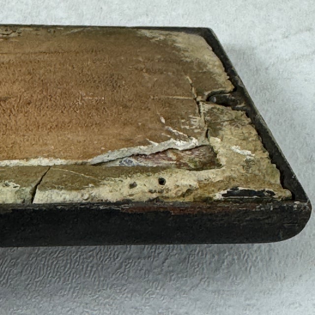 Rare Late 19th Century Antique Small Cast Iron Plaque Sign Stating "Office Bell" For Sale - Image 10 of 11