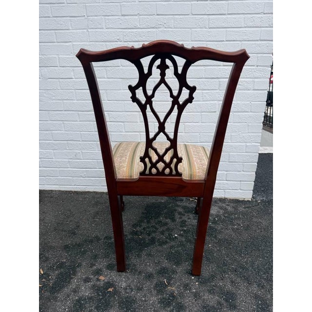 Early 20th Century Chippendale Style Mahagany Dining Chairs For Sale - Image 13 of 18