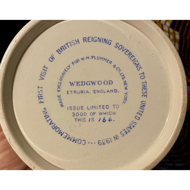 Wedgewood Friendship Makes Peace 1939 w.h. Plummer Co Commemorative #164 of 3000 For Sale - Image 12 of 12