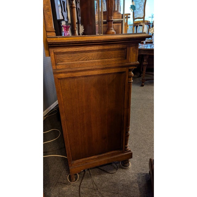 French Oak Hunt Cabinet For Sale - Image 4 of 12