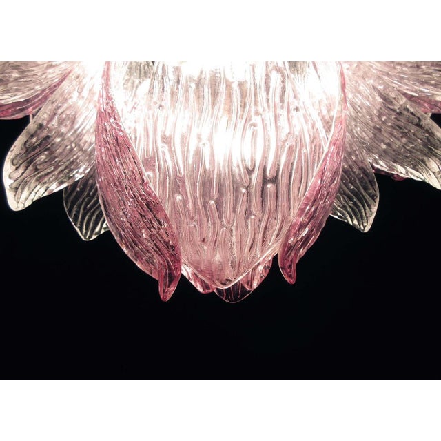 Italian Murano Pendant Transparent and Amethyst Glasses, Set of 2 For Sale - Image 15 of 16