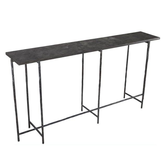 Grey Smoke Slate Thin Long Console Table 60 Chairish
