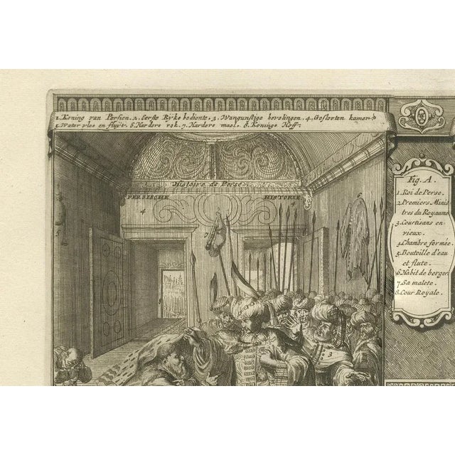 R. De Hooghe, Justice and Diversity in the Early Modern World, 1708, Print For Sale - Image 6 of 7