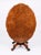 Antique Oval Tilt Top Loo Dining Table in Burr Walnut, 1800s For Sale - Image 6 of 18