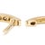 Modern 0.28ctw Diamond Huggie Hoops, 18k Yellow Gold, Length .5 In. For Sale - Image 3 of 3