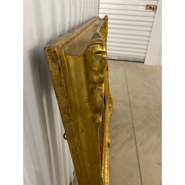 Mid 20th Century Ornate Gilt Frame for Paintings For Sale - Image 11 of 14