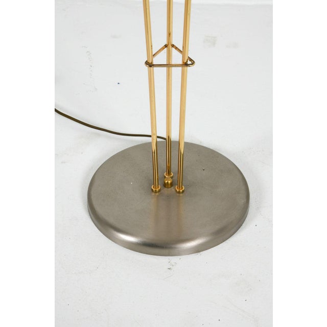 Mid-Century Modern Vintage 1970s Belgium 3-Light Floor Lamp (Rewired) For Sale - Image 3 of 11