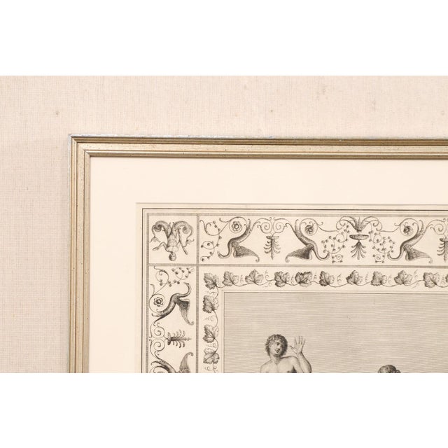 18th Century 18th C. Framed Italian Lithographs - Set of 3 For Sale - Image 5 of 13
