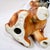 Mid-Century Italian Hand Painted Boxer Puppy Large Figurine For Sale - Image 11 of 13