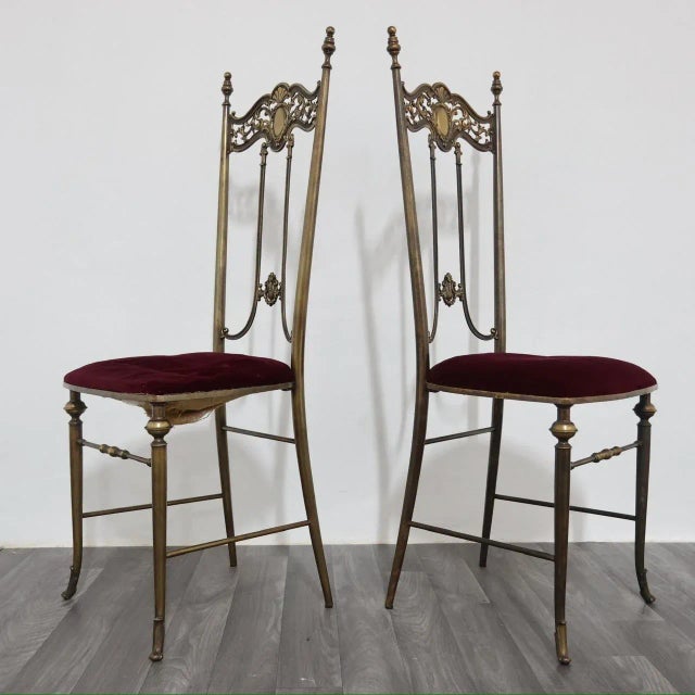 Mid-Century Chairs in the style of Pier Luigi Colli, 1950s, Set of 2 For Sale - Image 4 of 15