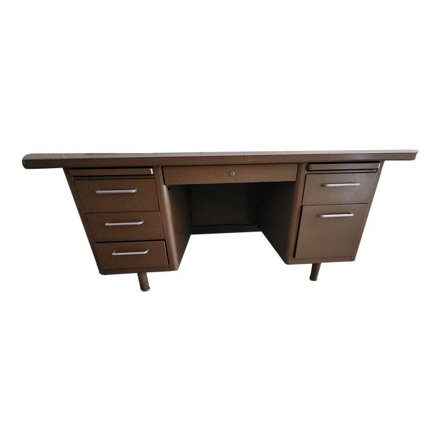 Late 20th Century Metal Teacher Desk Chairish