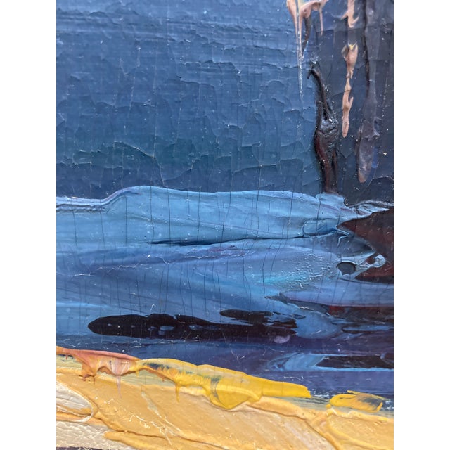 Vintage Mid Century Original Jan Bevort Large Framed Oil Painting - TMC Chicago Authentic Style 3980 For Sale - Image 15 of 15