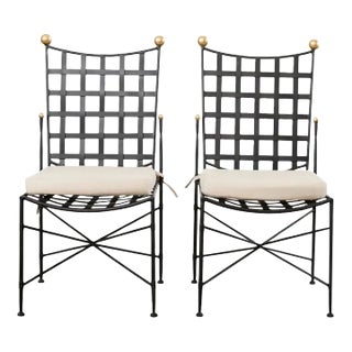 Pair of Mario Papperzini for John Salterini Garden Dining Chairs, Attributed