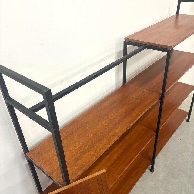 Teak Bookcase or Room Divider, 1960s For Sale - Image 9 of 16