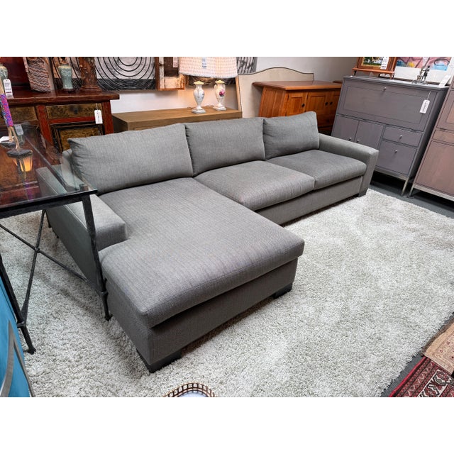 Modern Room & Board Metro Sectional For Sale - Image 3 of 12