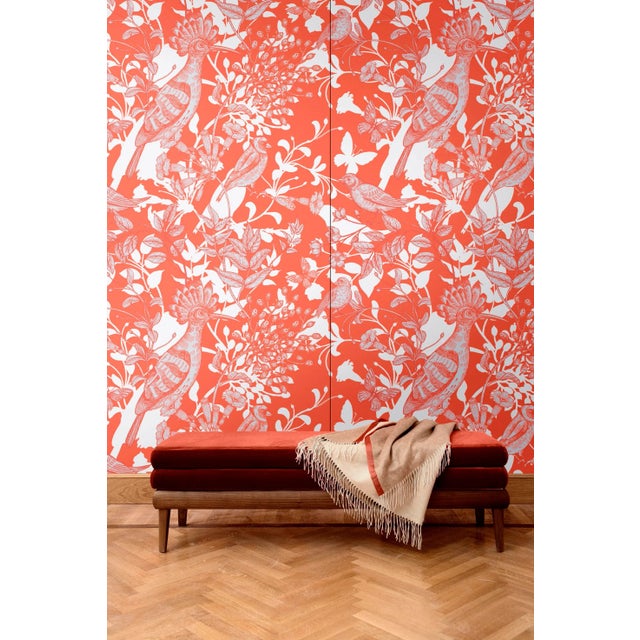 This decorative fabric comes in the form of boiserie over a wooden honeycomb panel measuring 135 cm by 200 cm tall. The...