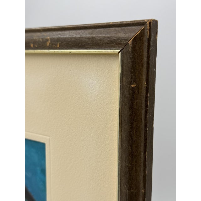 1970s Mohamed Hamri Moroccan Modernist Painting, Five Veiled Women, Signed For Sale - Image 17 of 18