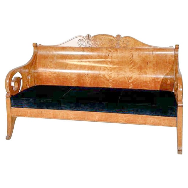 Bench in Birch Veneer, Russia, Early 19th Century For Sale - Image 13 of 13