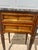 French 19th Century Louis XVI Pair of Walnut Marble Top Night Stands For Sale - Image 9 of 11