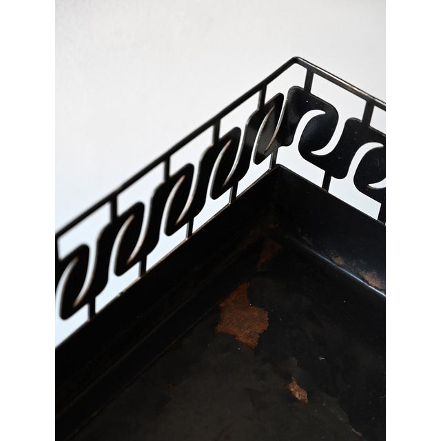 Metal Scandinavian Metal Flower Box, 1960s For Sale - Image 7 of 9