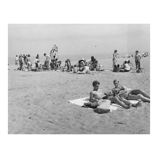1960s Headlands Beach State Park Ohio Photograph by Fred Bottomer For Sale