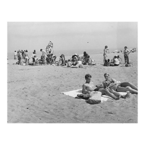 1960s Headlands Beach State Park Ohio Photograph by Fred Bottomer