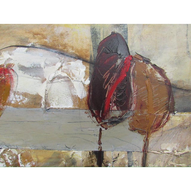 Large Modernist Abstract Painting by Darina Marko For Sale - Image 4 of 13