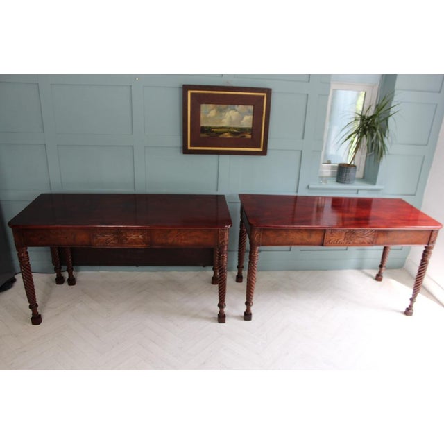 Antique Cuban Mahogany Dining Table For Sale - Image 3 of 18