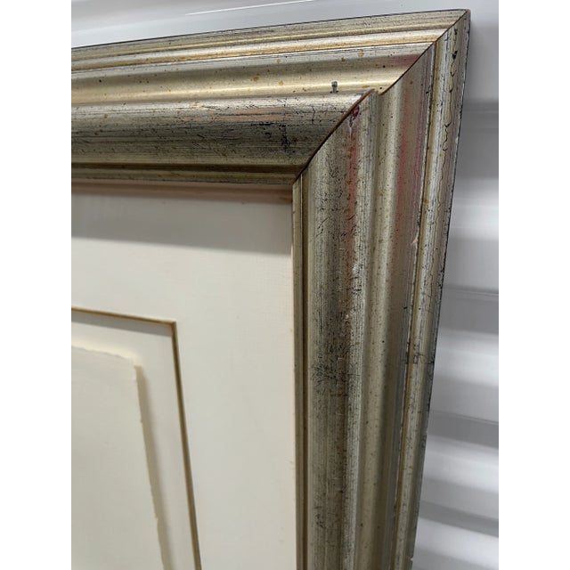 Abstract Framed Wall Art Monoprint “Undertow” by Michael John March For Sale In Chicago - Image 6 of 10