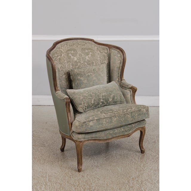 Louis XV Style 3 Piece Upholstered Chaise Lounge Chair Set For Sale - Image 4 of 18