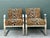 Late 20th Century Vintage Ralph Lauren Leopard Velvet Chrome Chair - A Pair For Sale - Image 5 of 12