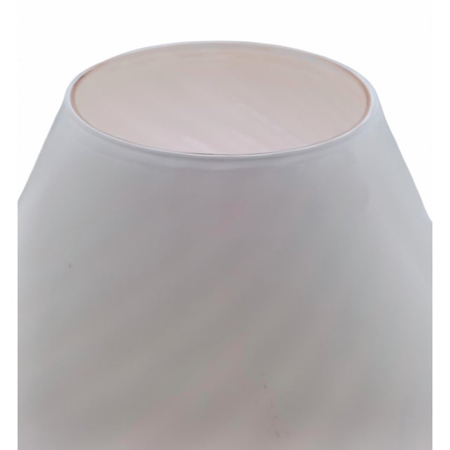 Venini Vintage Mushroom Table Lamps in Murano Glass from Venini, 1970s, Set of 2 For Sale - Image 4 of 6