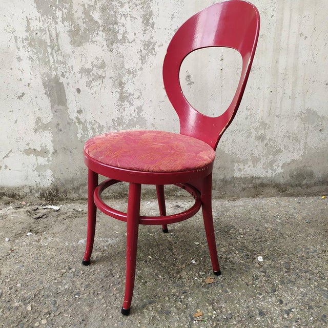 Mouettes Bistro Chairs from Baumann, 1960s, Set of 5 For Sale - Image 6 of 18