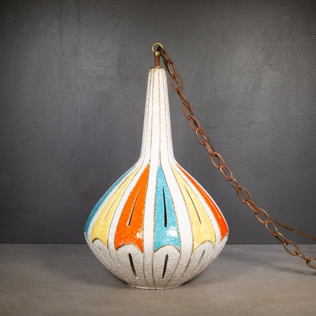 Mid 20th Century Fratelli Fanciullacci Pendant Light c.1960 For Sale - Image 5 of 9