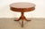 Hekman Georgian Banded Cherry Wood Pedestal Drum Side Table or Tea Table, Circa 1980s For Sale - Image 15 of 15