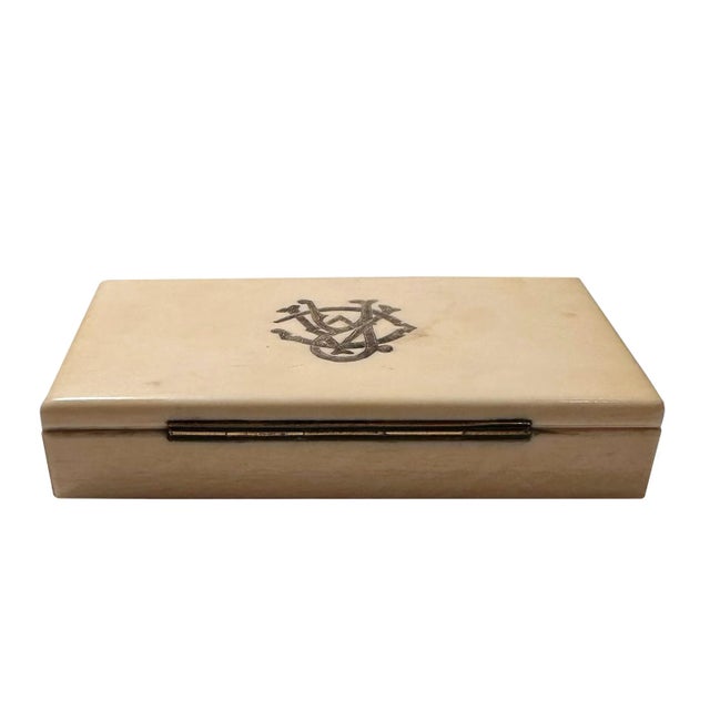 Mid 19th Century Mid 19th Century Small Bone Work Box For Sale - Image 5 of 8