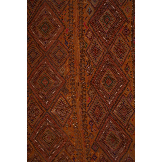 Turkish Karapinar Kilim Rug 5'5'' X 8'3'' For Sale - Image 6 of 10